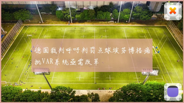 德国裁判呼吁判罚点球埃芬博格痛批VAR系统亟需改革